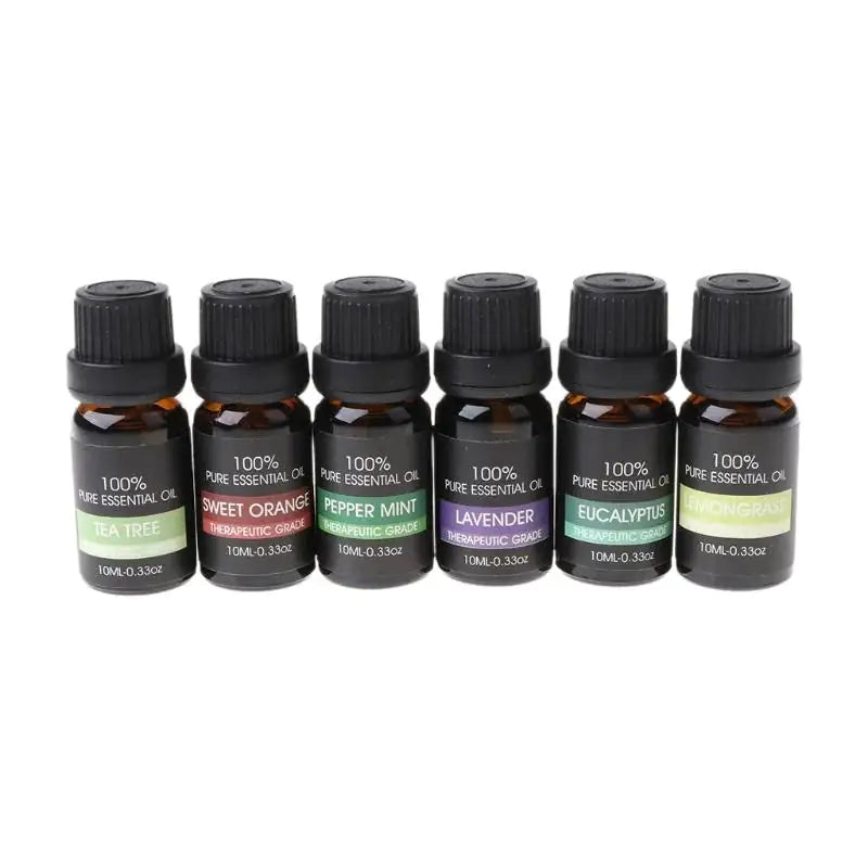 Essential Oil Set (6 x 10ml) – Pure, Natural, Aromatherapy Oils