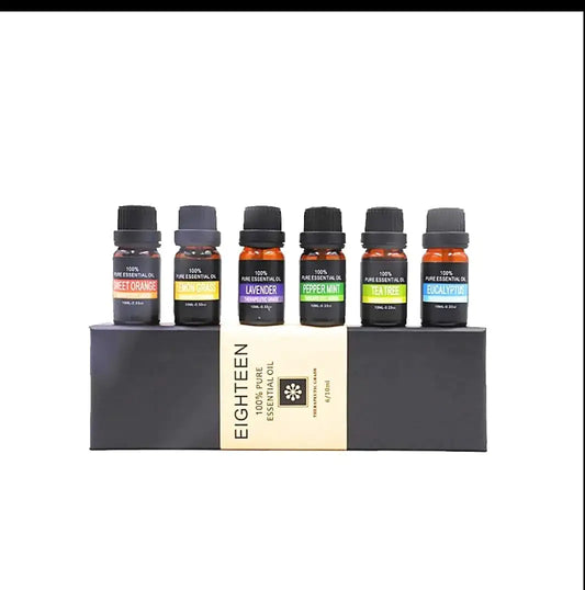 Essential Oil Set (6 x 10ml) – Pure, Natural, Aromatherapy Oils