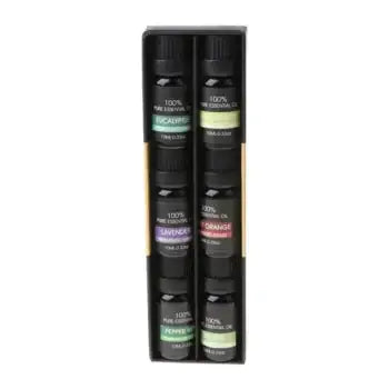 Essential Oil Set (6 x 10ml) – Pure, Natural, Aromatherapy Oils
