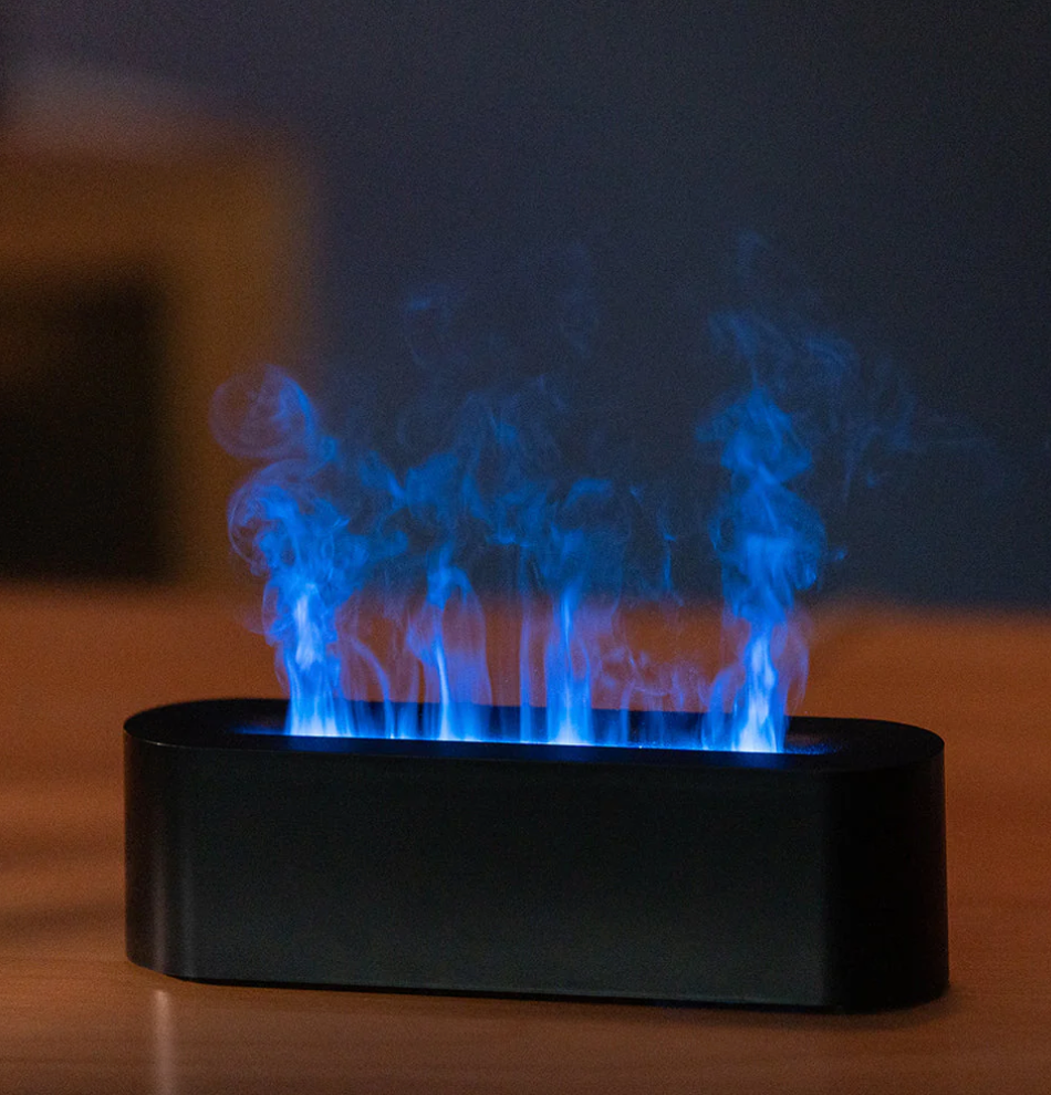 FlameAura Ultrasonic Humidifier - Black - Streetstore 