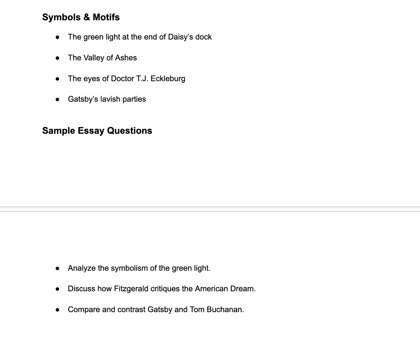 Custom Literature Study Guide